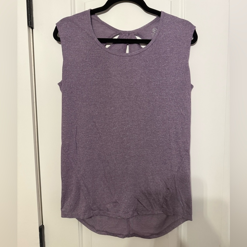 GAIAM Lavender Sleeveless Muscle Tee